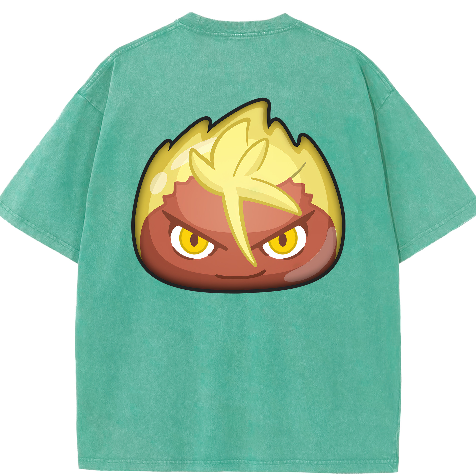 （画像用） 妖怪ウォッチ Yo-kai Watch 綿100% ヴィンテージ風 半袖Tシャツ（背面プリント）